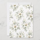 Invitation Mariage White Lily (Dos)
