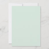 Invitation Mariage Wisteria Periwinkle Menthe (Dos)