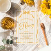 Invitation Mariage Yellow Honey
