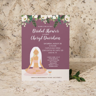Invitation Mariage Yoga Fête de Fiançailles Bordeaux