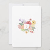 Invitation Mariages aux cocktails modernes Citron Paradis Flo (Dos)