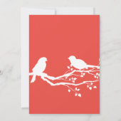 Invitation Mariages de printemps de Carmine Pink Designer Cus (Dos)