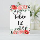 Invitation Mariages floraux de la pêche et de la pêche à la p (Debout devant)