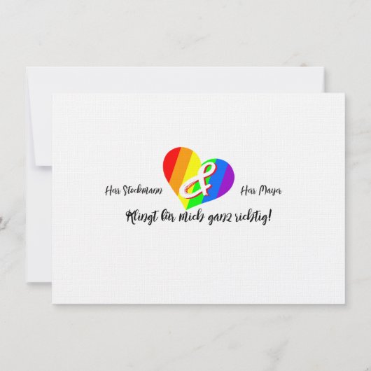 Invitation mariages gays proposition (Dos)