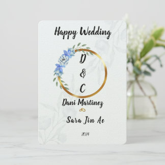 Invitation Mariages Happy Wedding