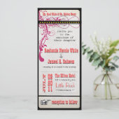 Invitation Mariages personnalisés (Debout devant)