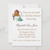 Invitation Marie Antoinette à Aqua (Dos)