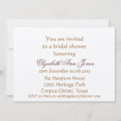 Invitation Marie Antoinette à Versailles en rose (Dos)