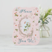 Invitation Marie Antoinette Cartons d'invitation Petits Frais (Debout devant)