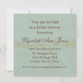 Invitation Marie-Antoinette en attente (Dos)