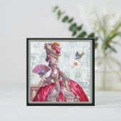 Invitation Marie Antoinette et Bluebird (Debout devant)