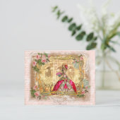 Invitation Marie Antoinette fête en rose à Versailles (Debout devant)