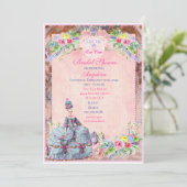 Invitation Marie Antoinette~Mangeons de la brioche (Debout devant)