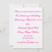 Invitation Marie Antoinette Qu'ils mangent de la brioche (Dos)