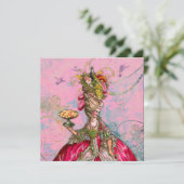 Invitation Marie Antoinette Qu'ils mangent de la gâteaux (Debout devant)