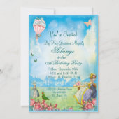 Invitation Marie Antoinette Thé à la pelouse de Versailles (Dos)