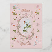 Invitation Marie Antoinette Versailles Baroque (Recto)