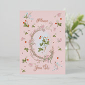 Invitation Marie Antoinette Versailles Baroque (Debout devant)