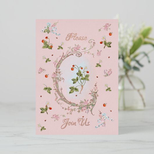 Invitation Marie Antoinette Versailles Baroque (Debout devant)