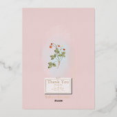 Invitation Marie Antoinette Versailles Baroque (Verso)