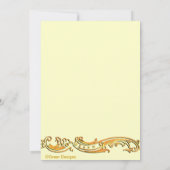 Invitation Marie Antoinette Versailles Tea Party (Dos)