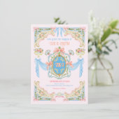 Invitation Marie Antoniette Inspired Wedding (Debout devant)