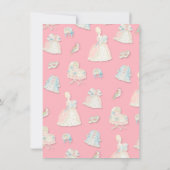 Invitation Marie Antoniette Let them eat cake Baby Shower (Dos)