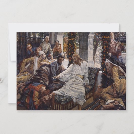 Invitation Marie lavant les pieds de Jésus (Devant)