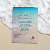 Invitation Marié par Sea Beach Destination Mariage