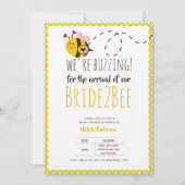 Invitation Mariée 2 BEE mignonne Mariage ou Fête des mariées (Devant)