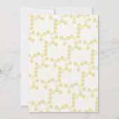 Invitation Mariée à Bee Daffodil Blue Drive par Fête des mari (Dos)