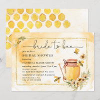 Mariée à être abeille Fête des mariées florale