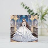 Invitation Mariée Anime (Debout devant)