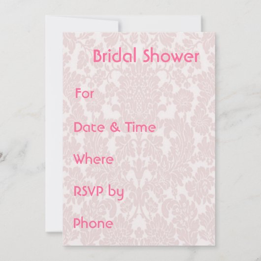 Invitation Mariée Art déco (Dos)