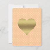 Invitation MARIÉE & CO Fête aux points polka rose et blanc (Devant)