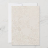 Invitation Mariée dans la Fête des mariées Gown (Dos)