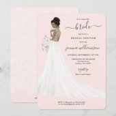 Invitation Mariée dans la Fête des mariées Lace Gown (Devant / Derrière)