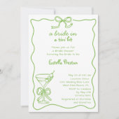 Invitation Mariée Dans Un Tini Bit Scribble MartinDouche nupt (Devant)