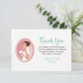 Invitation Mariée dans un Voile avec Fête des mariées Bouquet (Debout devant)