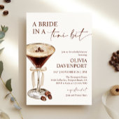 Invitation Mariée dans une Fête des mariées Tini Bit Espresso