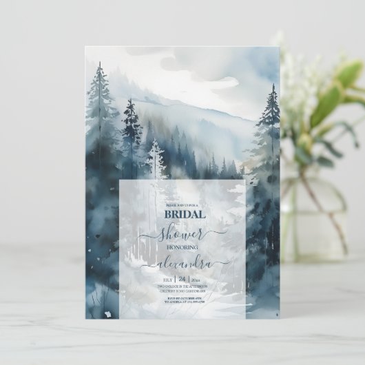 Invitation Mariée d'arachide rustique (Debout devant)