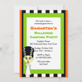 Invitation Mariée de Frankenstein Halloween Costume Party (Devant)