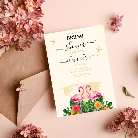 Invitation Mariée de passeport Black et Gold Destination mode