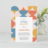 Invitation Mariée demi-cercle rétro de la St Jacques du milie (Debout devant)