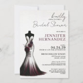 Invitation Mariée en Fête des mariées de Bloom Dahlia (Devant)