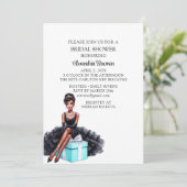 Invitation Mariée et Co. Fête des mariées Afro-Américaine (Debout devant)