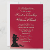 Invitation Mariée et fille Bourgogne (Devant)