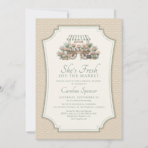 Invitation Mariée Fraîche sur le Marché