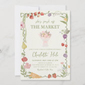 Invitation Mariée Fraîchement Sortie du Marché (Devant)