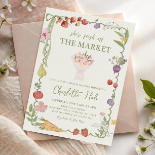 Invitation Mariée Fraîchement Sortie du Marché